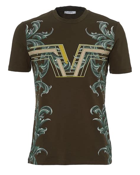 tee shirt versace collection|Versace collection t shirts men's.